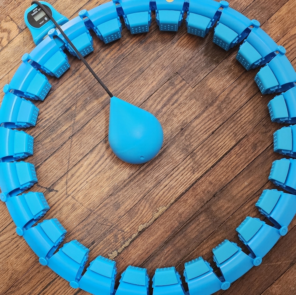 Smart Weighted Fitness Hoop - Blue Plus Size For Adult